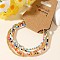 5Pcs Chic Handmade Rainbow Color Glass Seed Beaded Summer Stretch Bracelet Sets, Stackable Bracelets for Women, Mixed Color