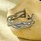 304 Stainless Steel Bracelet for Women, Stainless Steel Color, 8-1/2 inch(21.7cm)