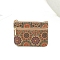 Cork Coin Purse, Softwood  Zip Pouches, Wallets for Women, Flower, 11.5x9cm