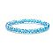 Fashionable Faceted Rondelle Glass Beads Stretch Bracelets for Women Girls Gift