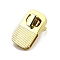 Alloy Purse Locks, Women's Bag Making Supplies, Rectangle, Golden, 3.9x2.1cm