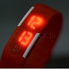 Vogue LED Light Rectangle Silicon Electronic Wristwatches X-WACH-F007-08B-2