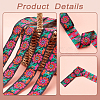 Ethnic Style Embroidery Polyester Ribbons OCOR-WH0070-10D-11-4