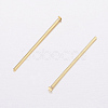 Brass Flat Head Pins KK-E725-02G-2
