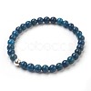 Natural Mixed Stone Beads Stretch Bracelets BJEW-JB03836-2