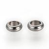 Tarnish Resistant 201 Stainless Steel Spacer Beads STAS-R071-32-2