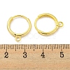 Brass Hoop Earrings EJEW-L211-012A-G-3