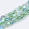 Synthetic Moonstone Beads Strands G-S283-10mm-11A-1