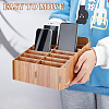 14-Grid Detachable Wooden Cell Phone Storage Box AJEW-WH0348-154C-3