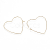 Brass Earring Hooks X-KK-T038-429G-2