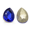 Faceted Teardrop Glass Pointed Back Rhinestone Cabochons RGLA-A008-4x6mm-S06-2
