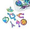 20Pcs 10 Styles 304 & 201 Stainless Steel Charms STAS-FS0001-42-3