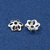 925 Sterling Silver Bead Caps STER-C007-03D-S-2