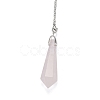 Natural & Synthetic Mixed Gemstone Dowsing Pendulum Pendants G-I300-A-4
