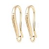 Brass Earring Hooks KK-U008-05G-1