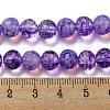 Baking Painted Glass Bead Strands GLAA-G116-02B-4