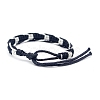 Adjustable Polyester Braided Cord Bracelet PW23071061735-3