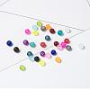 24 Colors Transparent Glass Beads FGLA-JQ0001-03-8mm-3