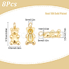 SUNNYCLUE Rack Plating Brass Pendants KK-SC0003-23-2