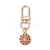 Chinese Blessing Auspicious Alloy Enamel Pendant Decorations HJEW-JM02677-4