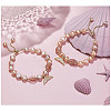 GOMAKERER 2 Strands Shell Pearl Beads Strands BSHE-GO0001-03-4