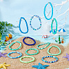   1 Set Handmade Polymer Clay Heishi Surfer Stretch Bracelets Set with CCB Plastic Beaded BJEW-PH0004-30A-5