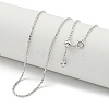 925 Sterling Silver Necklaces NJEW-C052-10P-1