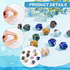 ARRICRAFT 40Pcs 10 Colors Handmade Porcelain Beads PORC-AR0001-09-6