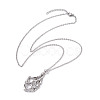 304 Stainless Steel Macrame Pouch Empty Stone Holder for Pendant Necklaces Making NJEW-JN04441-02-2
