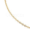 Ion Plating(IP) 304 Stainless Steel Cable Chain Necklace for Men Women NJEW-M200-01G-2