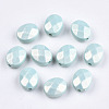 Spray Painted Acrylic Beads MACR-T037-08C-1