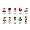 20Pcs 10 Style Christmas Themed Handmade Lampwork Beads LAMP-LS0001-09-4