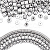 Cheriswelry 4 Strands 4 Styles Electroplated Non-magnetic Synthetic Hematite Beads Strands G-CW0001-12P-9