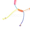 Adjustable Nylon Thread Braided Bead Bracelets BJEW-JB05594-02-3