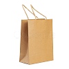 DIY Rectangle with Monkey Pattern Kraft Paper Bag Making Set DIY-F079-04-5