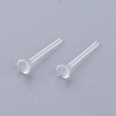 Plastic Stud Earring Findings KY-G006-02-3m-1