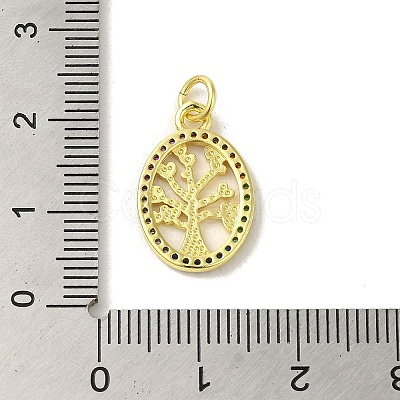 Brass Micro Pave Cubic Zirconia Pendants KK-M283-27C-02-1