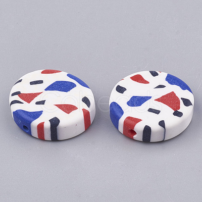 Handmade Polymer Clay Beads X-CLAY-N001-03J-1