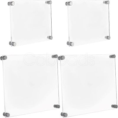 Nbeads 2 Sets 2 Style Rectangle Acrylic Photo Frame AJEW-NB0003-82-1