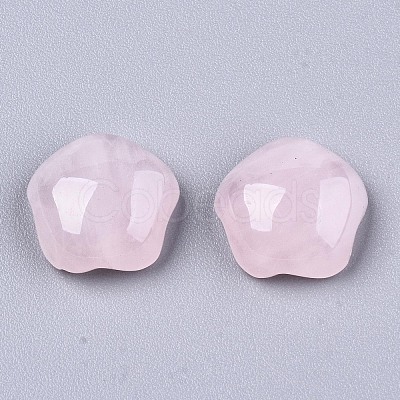 Natural Rose Quartz Cabochons G-T131-53-1