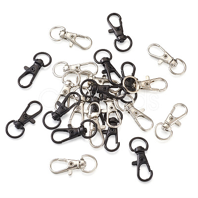 Craftdady Alloy Swivel Lobster Claw Clasps PALLOY-CD0001-04-1