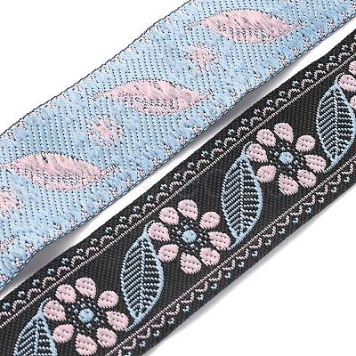 Ethnic Style Embroidery Polyester Ribbons OCOR-WH0077-30C-1