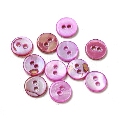 Freshwater Shell Buttons SHEL-C005-01A-02-1