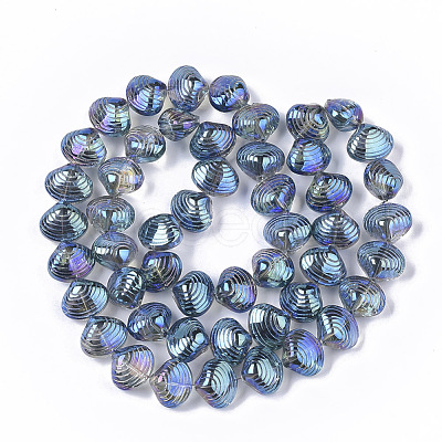 Electroplate Glass Beads Strands X-EGLA-S189-002B-01-1