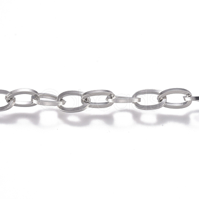 Tarnish Resistant 304 Stainless Steel Chain CHS-G017-10P-0.8mm-1