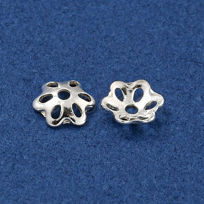 925 Sterling Silver Bead Caps STER-C007-03D-S-1