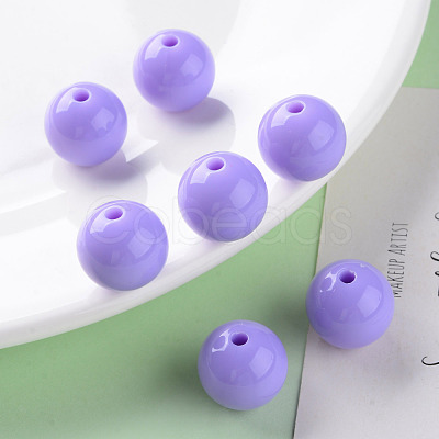 Opaque Acrylic Beads MACR-S370-C16mm-31-1