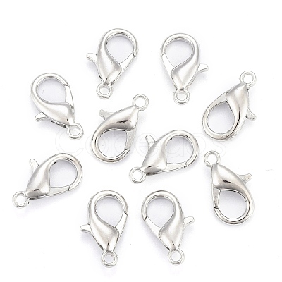 Zinc Alloy Lobster Claw Clasps X-E106-1