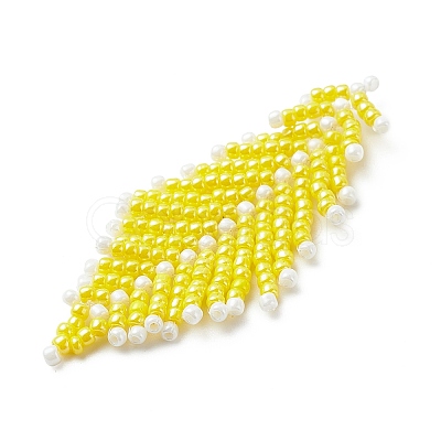 Braided TOHO Japanese Seed Bead Big Pendants PALLOY-MZ00001-1