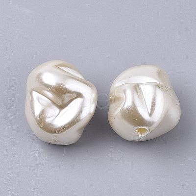 ABS Plastic Imitation Pearl Beads KY-T013-002A-1